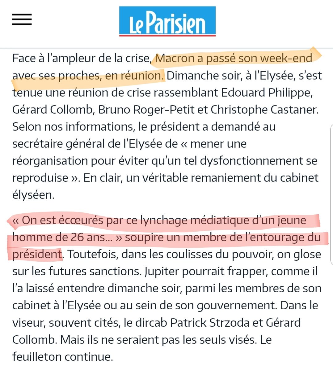 _Pourquoi's tweet image. « On est écœuré par ce lynchage médiatique d’un jeune homme de 26 ans » soupire l'entourage du Président.

Quand vos ministres ont lynché sur les plateaux TV une jeune étudiante de 19 ans parce qu'elle portait le voile, y'a personne de votre gouvernement qui était ÉCŒURÉ hein.
