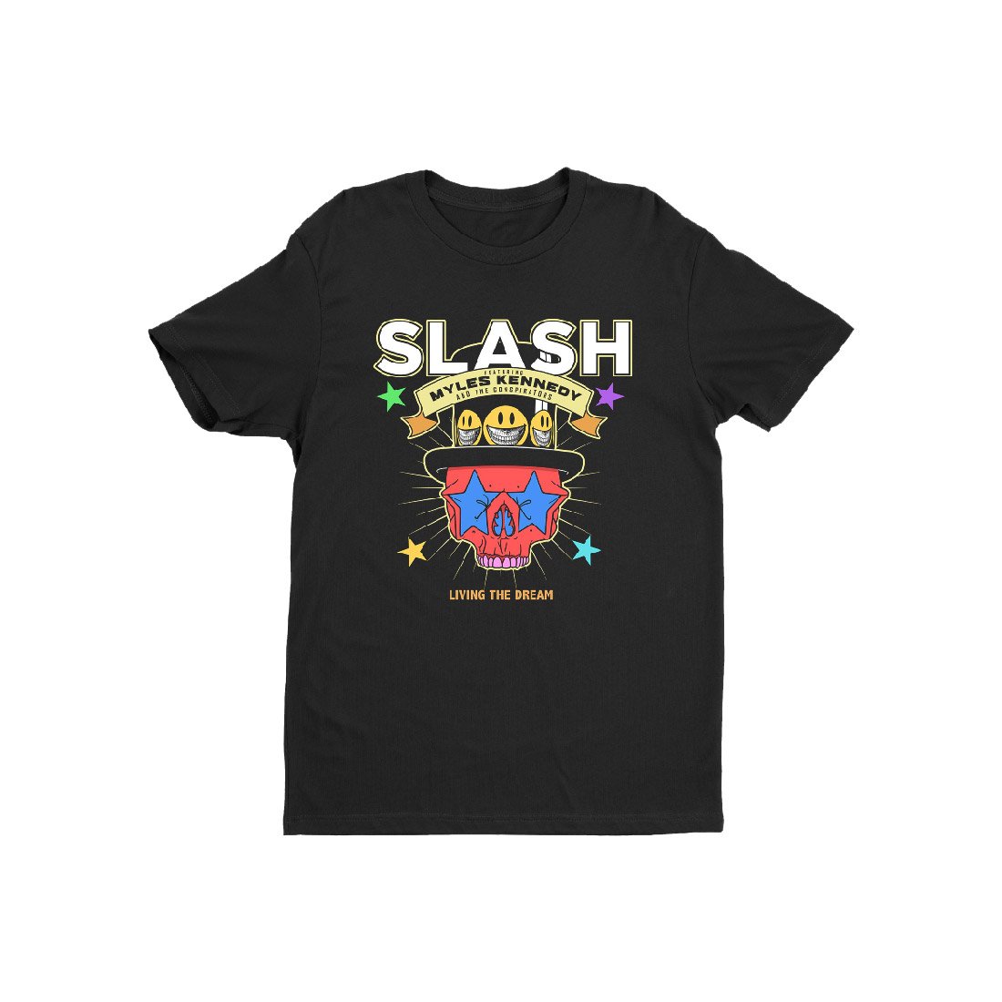 SLASH Featuring Myles Kennedy And The Conspirators Living The Dream Tour  Shirt L