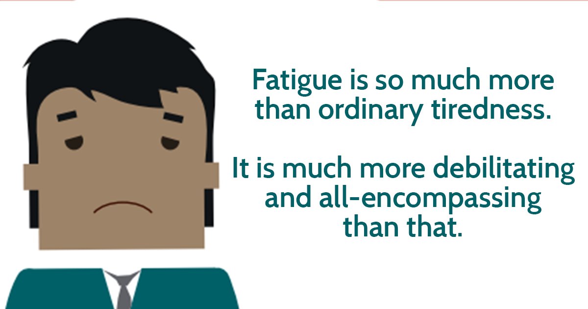 NRAS_UK's tweet image. Fatigue is a 'hidden symptom' of RA and although individual experiences of fatigue vary, it can have a severe impact on your quality of life. Find out more and help tackle your fatigue by downloading our Fatigue Matters booklet here: bit.ly/2JB24tb #WednesdayWisdom