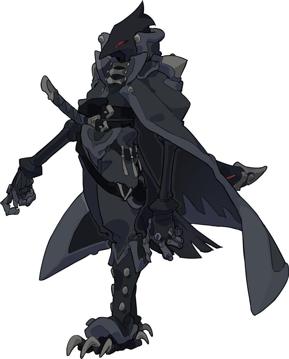 solo 1boy male focus red eyes weapon simple background cape  illustration images