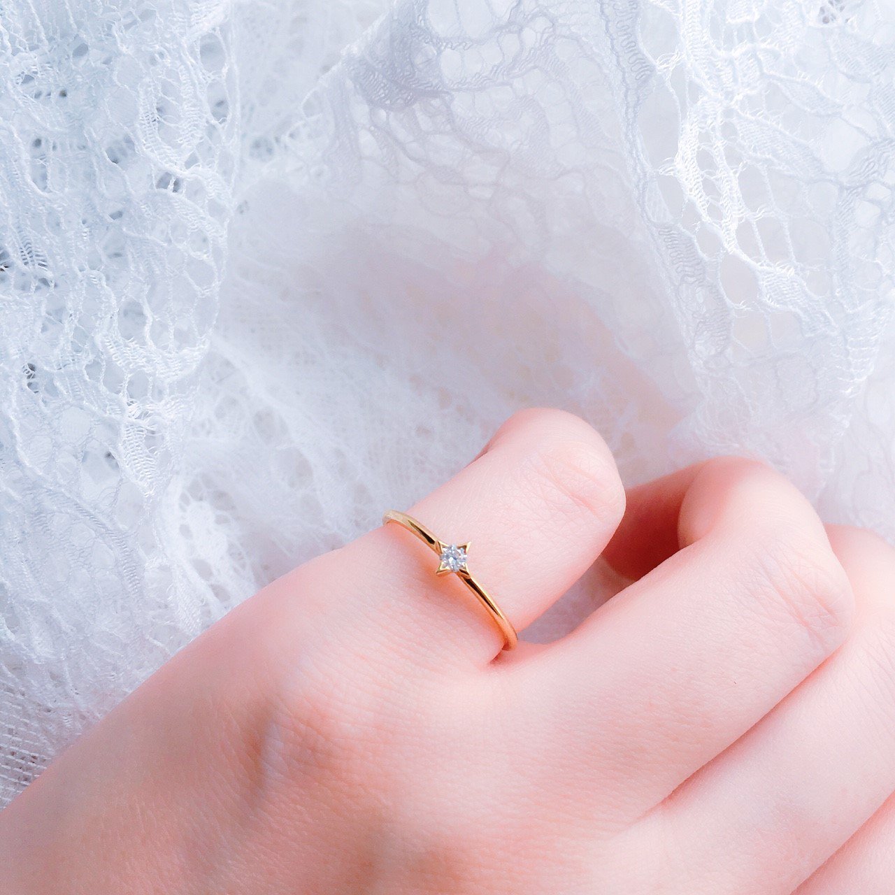 AHKAH シリウスリング 美品 アーカー シリウス リング ダイヤモンド 星