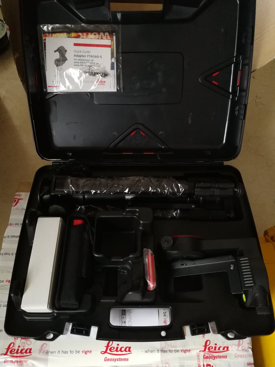 geomatican_info's tweet photo. Preparando la entrega a cliente del Leica DISTO S910. El primer medidor de distancia láser que captura mediciones múltiples y precisas en tres dimensiones desde una única ubicación, mejorando radicalmente la eficiencia de las tareas de medición comunes. https://t.co/1xD7wpJyYW