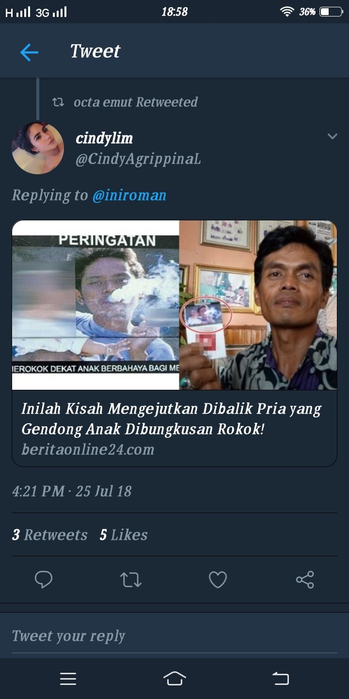 panggil saja abang on Twitter: "Konon katanya foto yg di bungkus rokok