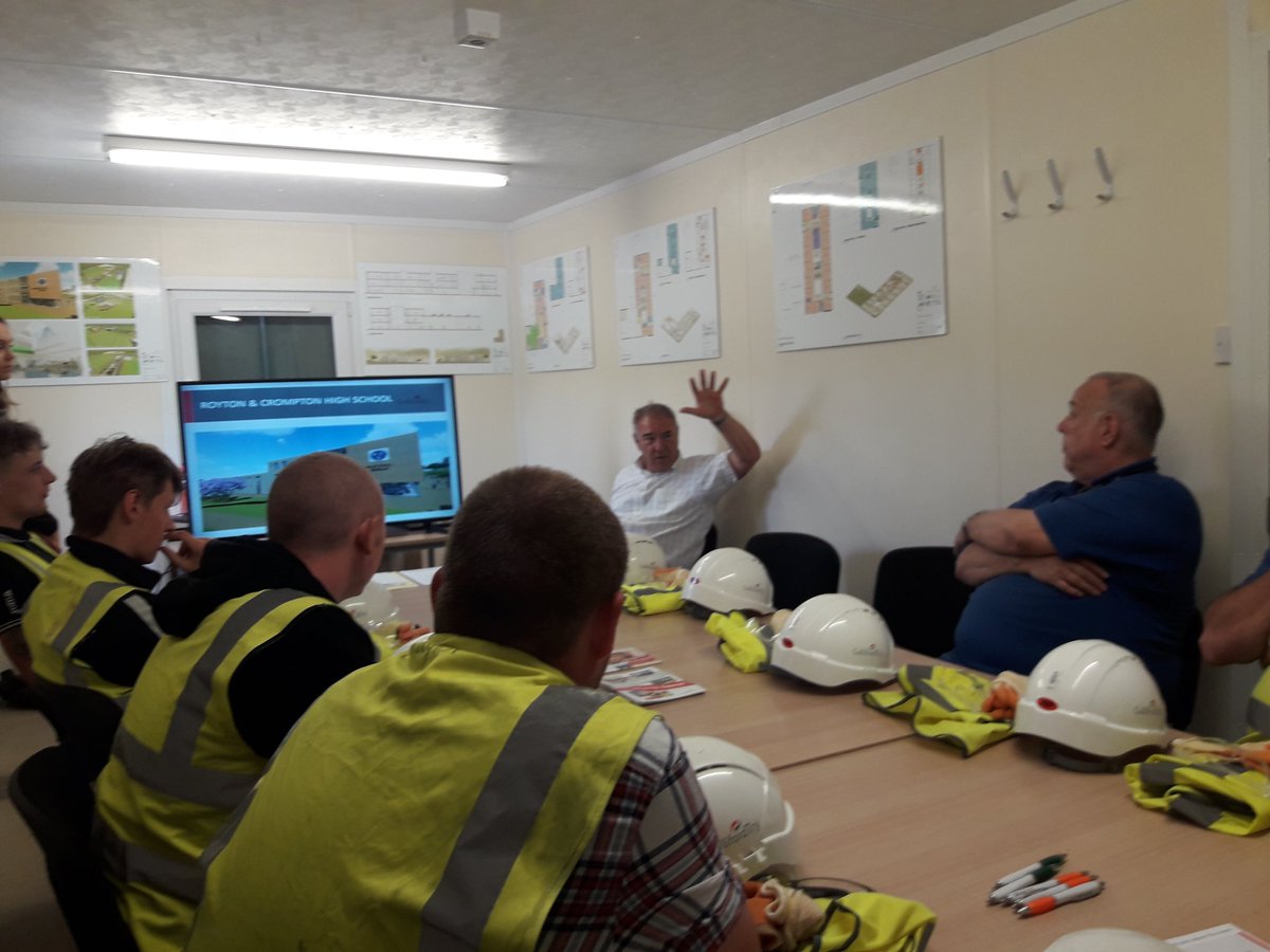 Fantastic opportunity with the World of Work visit <a href="/gallifordtry/">Galliford Try</a> today! @GMtalentmatch @GroundworkBBOR 👍👍👍😊