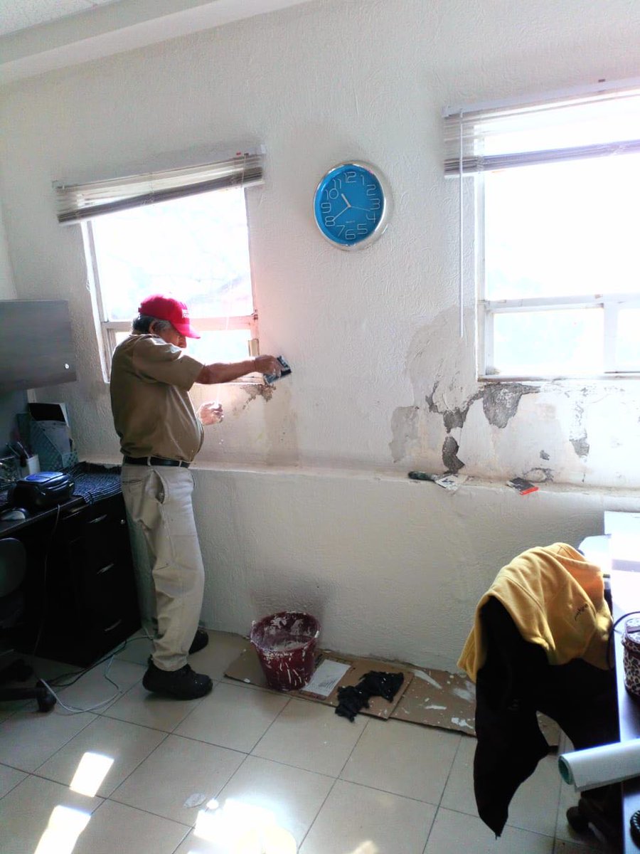 EdifPublicos's tweet photo. @AdrianRubalcava  @DGODU1  Trabajos de resane en Edificio Benito Juárez https://t.co/uHmcMM43tx