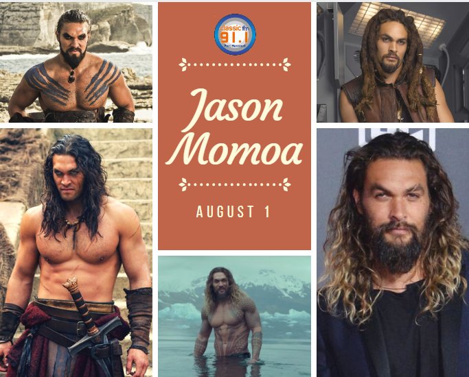 Happy birthday to actor, writer, director, producer and model, Jason Momoa 