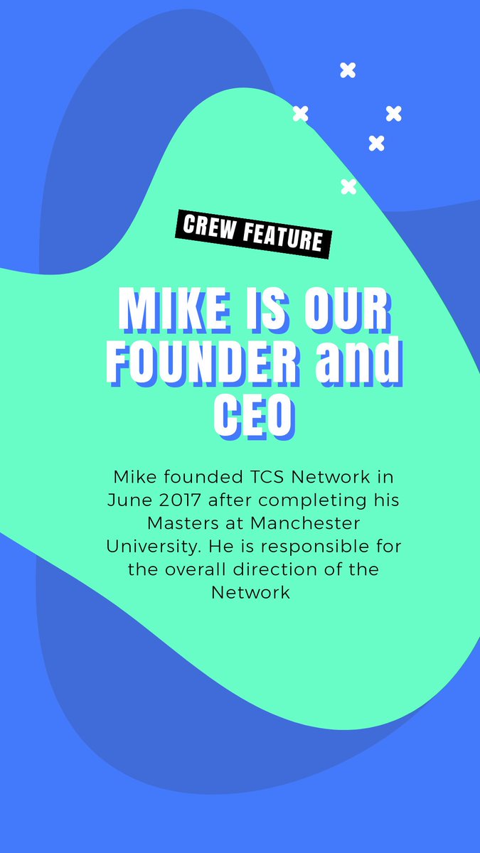 TCSNetworkPlus's tweet photo. NEW ON INSTAGRAM‼️

Crew Feature 

Find out more about the #TCSArmy! The group of disrupters that power the network! This week we start with 

@MikeOmoniyiCS | Founder and CEO 

Watch: https://t.co/XdOPUfIj3g https://t.co/LFL4rclcXn