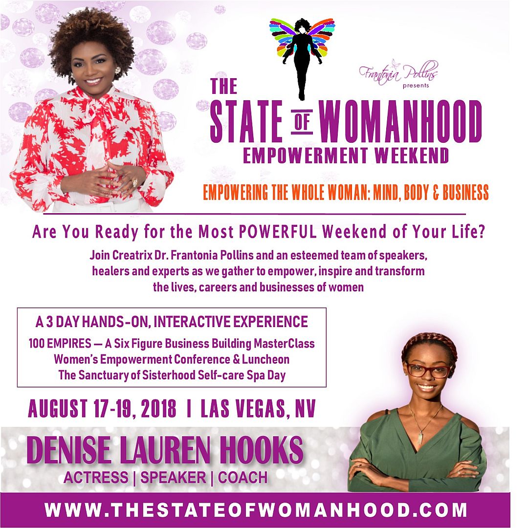 Elev8NV's tweet photo. #TheFirstLadyOfEmpowerment @DrFrantonia is hosting a game changing 3-day event for women. Join me in Las Vegas, August 17-19, for the most transformational event of 2018. #TheStateOfWomanhoodEmpowermentWeekend2018. https://t.co/FiDkwNPPs2 https://t.co/3yztPBIxAL