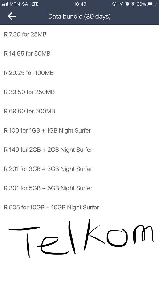 vuyo_valashiya's tweet photo. Comparison of data prices in South Africa. 

Data is expensive comrades ☹️☹️☹️

#MTN #VODACOM #TELKOM #CELLC #DATAMUSTFALL #COMMUNICATION  #WHATSAPP #FACEBOOK #TWEETER #INSTAGRAM #ABSABANKINGAPP https://t.co/jJD0tRUj6e