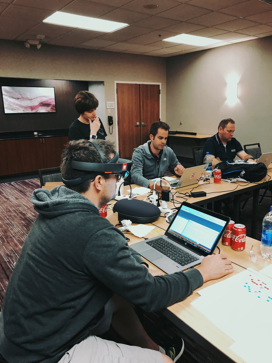 maurelien's tweet photo. Teaming up with Microsoft talents to build the coolest prototype! 🙌 @discoverAXA #LifeatAXA #MicrosoftLife https://t.co/HBLoeA6cpC