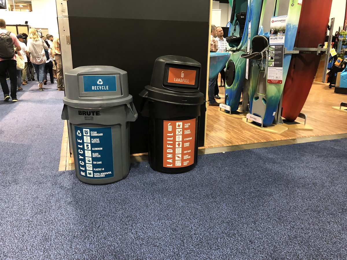 @OutdoorRetailer why isn’t OR a zero waste event? 😭 It does no good if retailers have compostable cups, but then they have to go into the landfill bin!