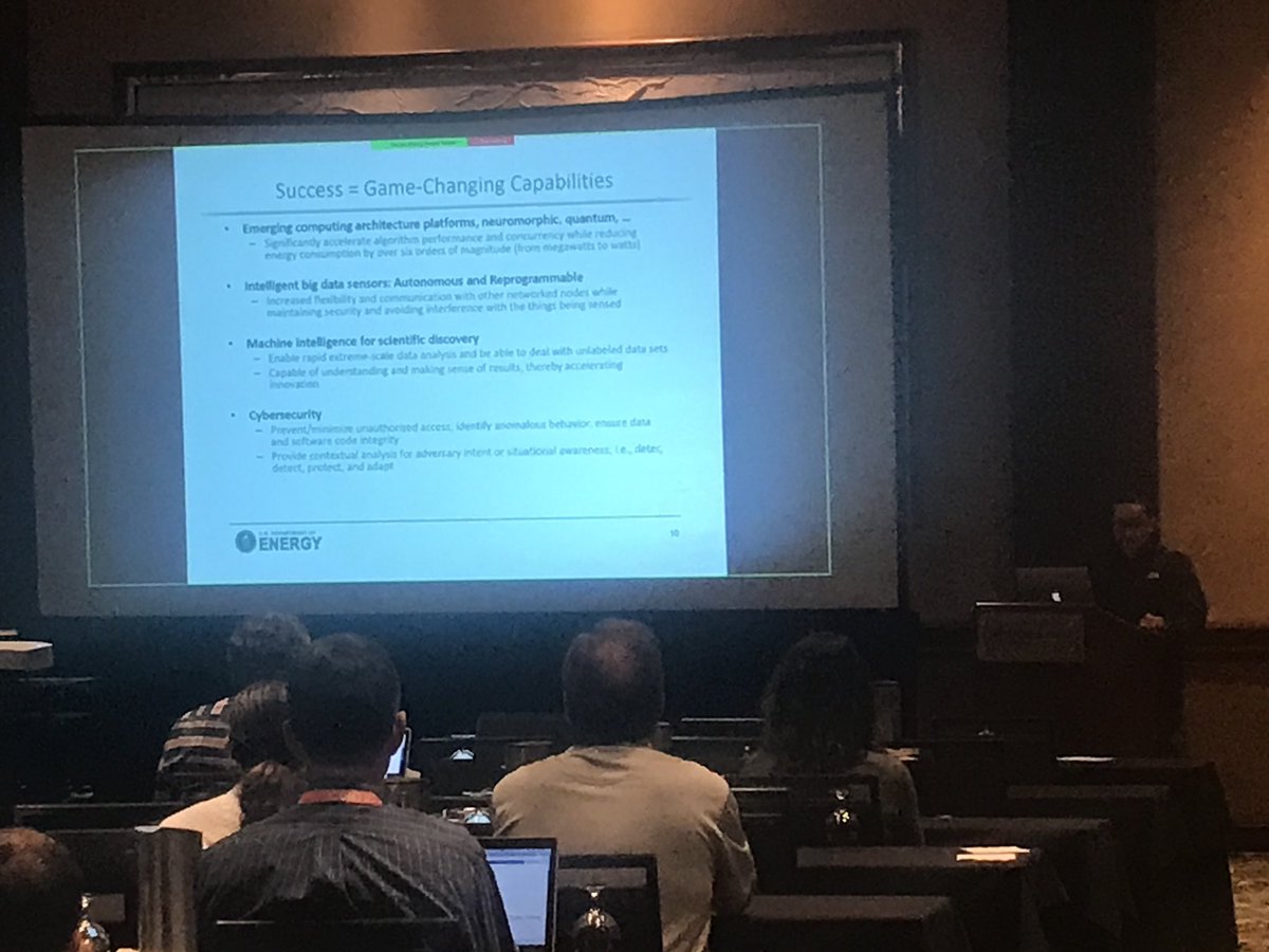 Robinson Pino: neuromorphic computing will be a game changing capability. #icons2018