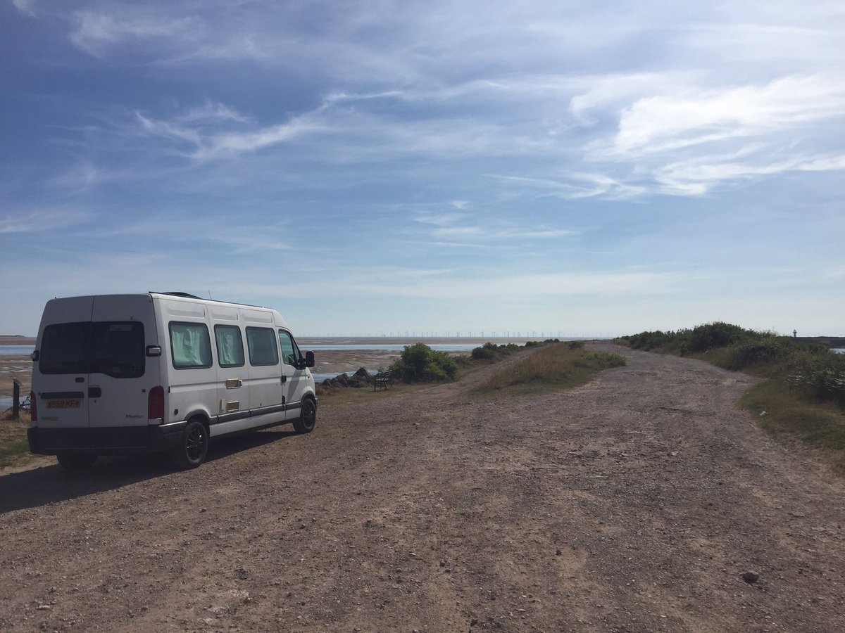 Stunning day in #haverigg #vanlife vanlifers.co.uk