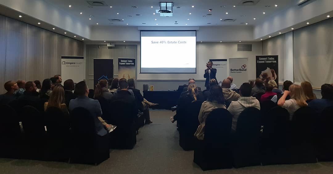 Anton Breytenbach CEO of @MyEmpireWealth delivering his speech at the @SAPropNetwork event. 🗣

#empirewealth #propertyinvestments #event #marketing #sapropertynetwork #phaseeventsandmarketing #nhlordcharleshotel