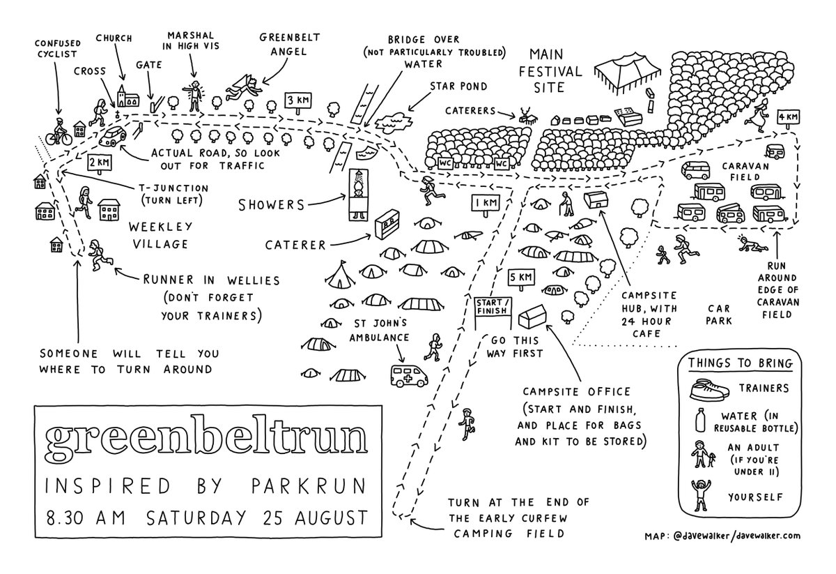 greenbelt's tweet image. 🏃 Time to get your running shoes (or walking boots) laced up as we welcome in the first #greenbeltrun (yes it's like that 5k one in a park but we can't call it that!) thanks @davewalker for the map! Take a peek + sign up
bit.ly/gb18run
#gb18 #actsoftheimagination 💭💡🌱