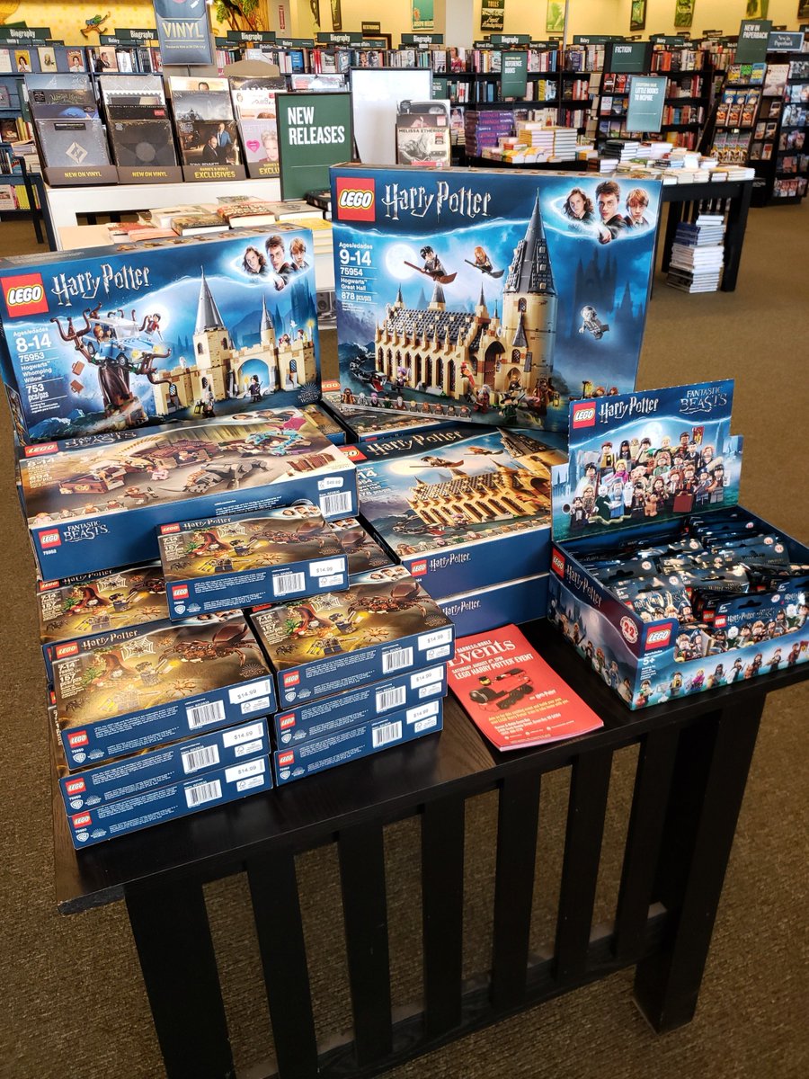 BNGreen_Bay's tweet photo. NEW Harry Potter Lego sets that we now have in store! Come in and check them out! And don't forget about our Lego Harry Potter event next Saturday at 2 pm! Call for sign up or come in to our customer service desk and sign yourself up! Limited space available. https://t.co/eE9iqHoEAp