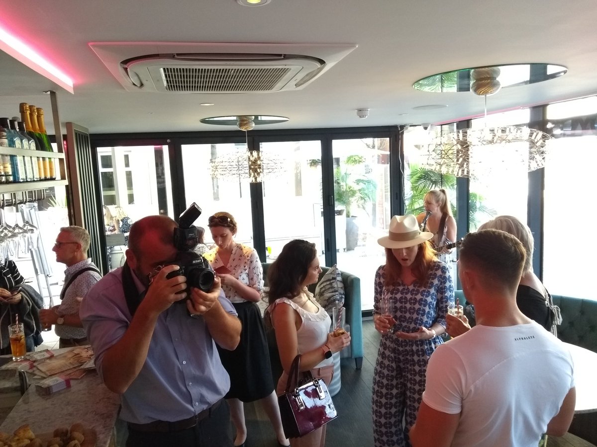 diningdevon's tweet photo. We're helping @Princesshay celebrate their fantastic summer eating here at @chillatlloyds #HAYsummer #princesshay @ToriBoard These mushroom risotto balls are to die for! https://t.co/wAdLXChuwY