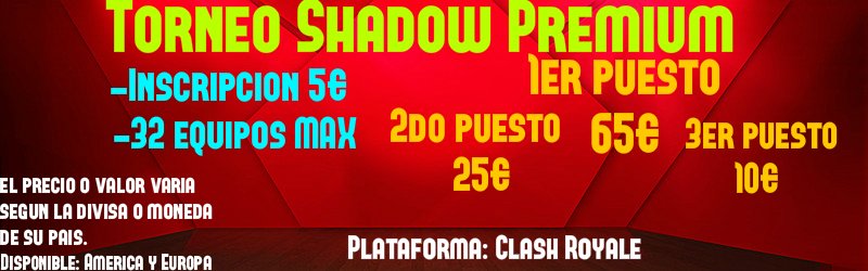 Tournaments Shadow tweet media