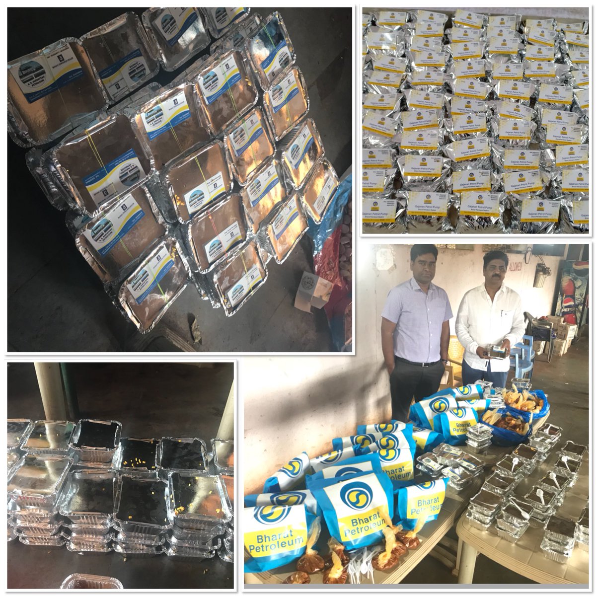 eddyrakesh's tweet photo. Belgaum NH4 dealers offered solace and reached out to the strike afflicted highway drivers by offering free food today.  Distributed more than 250 packets of veg biryanis to present and future customers. #Bondingwithfood @BpclRahul @BPCRetailBelgau @Kshitij1404 https://t.co/lj6wHz9NLF