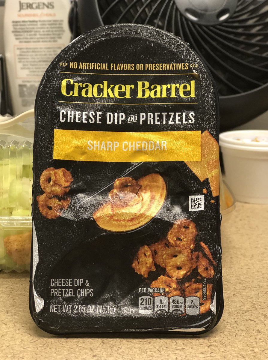 .<a href="/CrackerBarrel/">Cracker Barrel</a> THANK YOU for making THE most delicious thing in all of snackdom!! I could (and might) live off of the Sharp Cheddar Cheese Dip and Pretzels forever! For those who haven’t tried it, DO. It’s in the refrigerated area with the cheese! 🧀 🥨😍