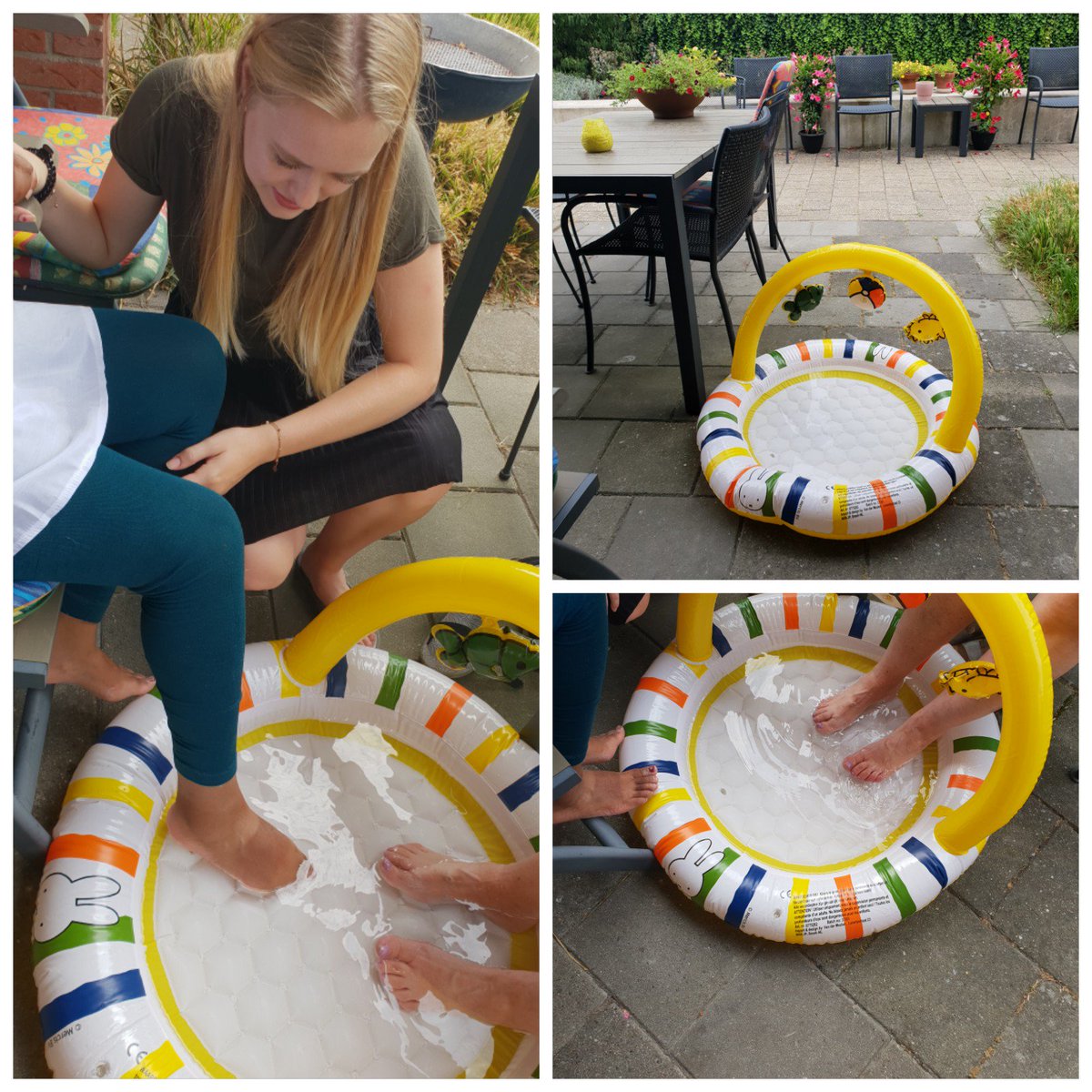 Bianca6776's tweet photo. #hitteplan #vakantiemedewerkers op het Vooronder zorgen we ook voor verkoeling. #watkanwel @KonVisio https://t.co/YQeecJIsQV