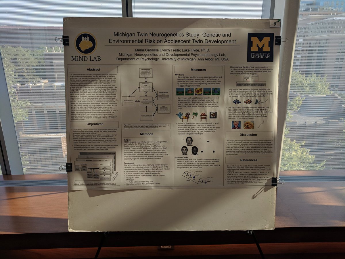 MiNDLab_umich's tweet photo. Gaby, our fantastic SROP student this summer, is presenting on our MTwiNS study at today's SROP Symposium. Way to go, Gaby! https://t.co/csVO5KRBHf