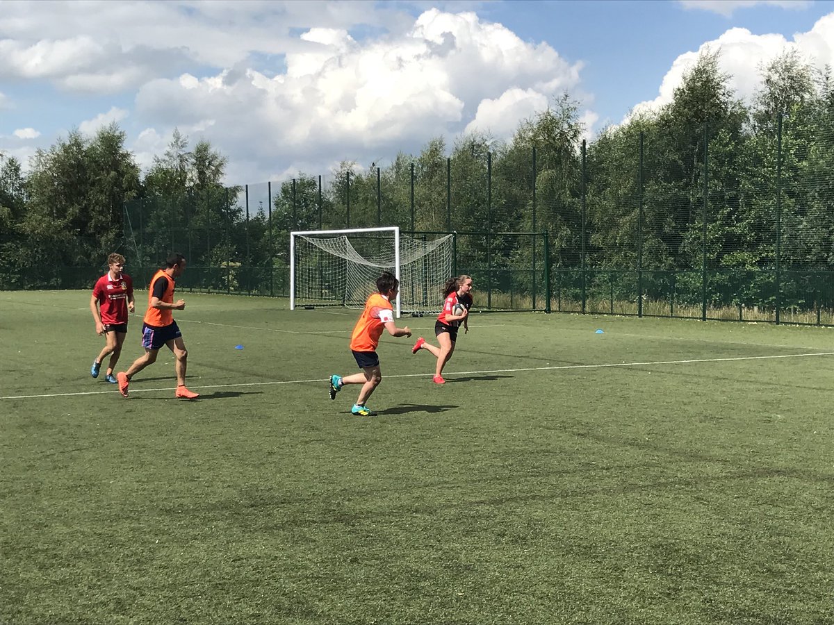 m13att's tweet image. Day 3 of Stirling Rugby Camp and @c_fa1ll pulling all the practical sessions together in some conditioned games. #stirlingrugbycamp #playerdevelopment #climbingtheladder