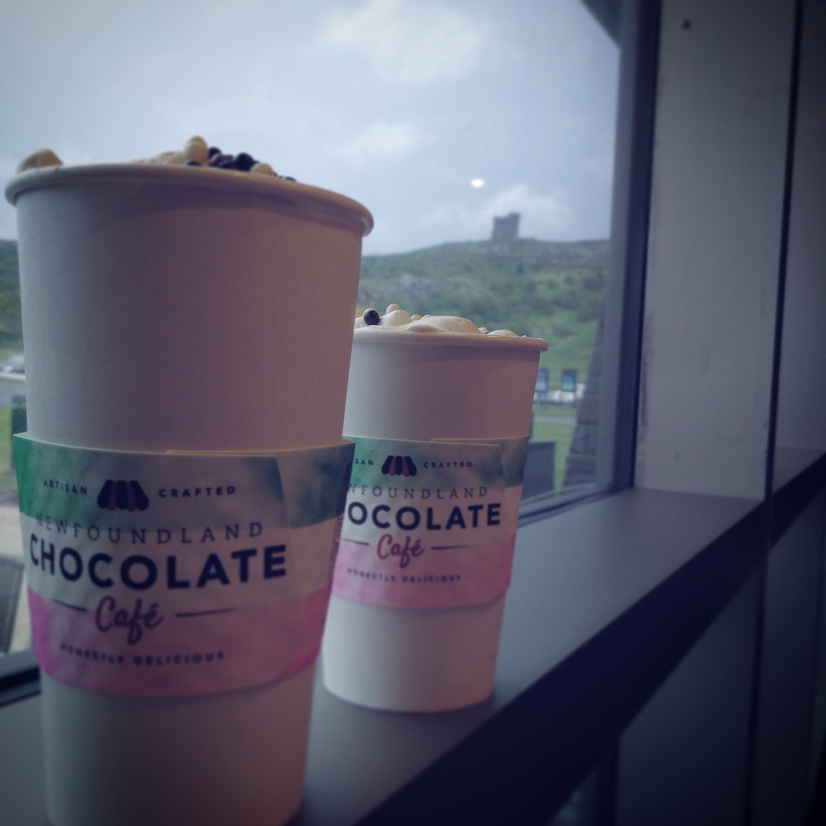 What's better than #enjoying the #finest #hotchocolate in the city with the finest #view in the #city?  Having someone to #share it with 👌

#sharingiscaring #coffee #chocolate #summer #latte #espresso #local #supportlocal #newfoundland #nl #explorenl #SignalHill #CabotTower