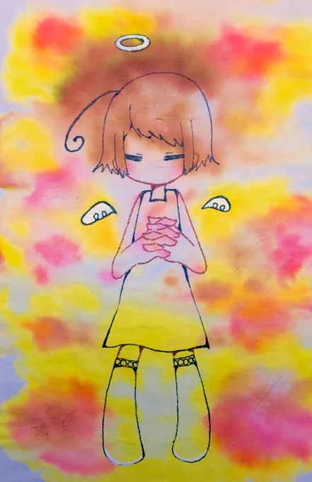 天使ちゃん?

#絵描き #絵描きさんと繋がりたい #創作キャラ #天使ちゃん #絵描きたい #フォロバ100パー 