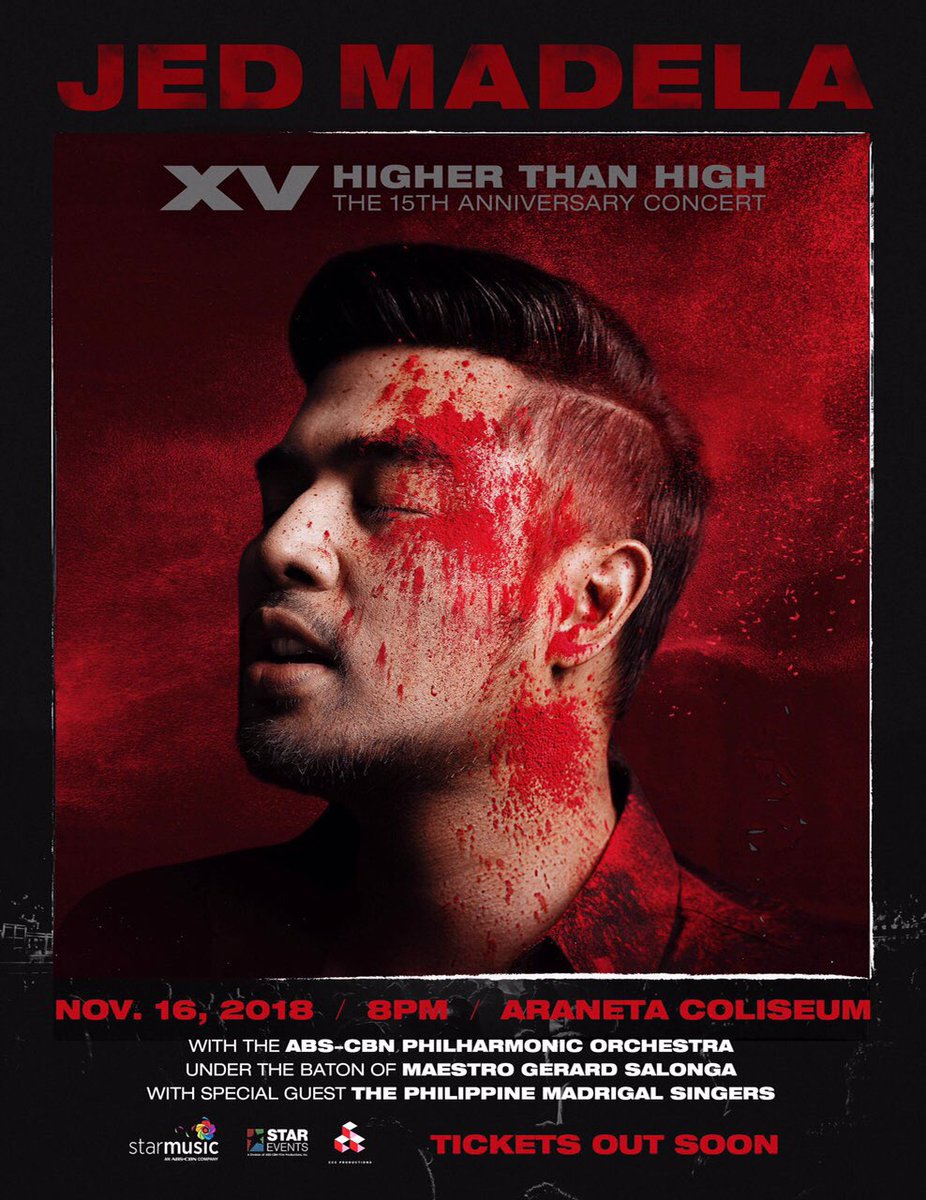 jedmadela's tweet photo. A milestone in my life. A first. I’ll be celebrating my 15th year at the Big Dome and it would be the best feeling to see you all celebrate that special night with me.  Minsan lang mangyari to kaya sana samahan nyo ako sa November 16 at the Araneta Coliseum. #JedMadelaXV https://t.co/4Bp8OSYnYR