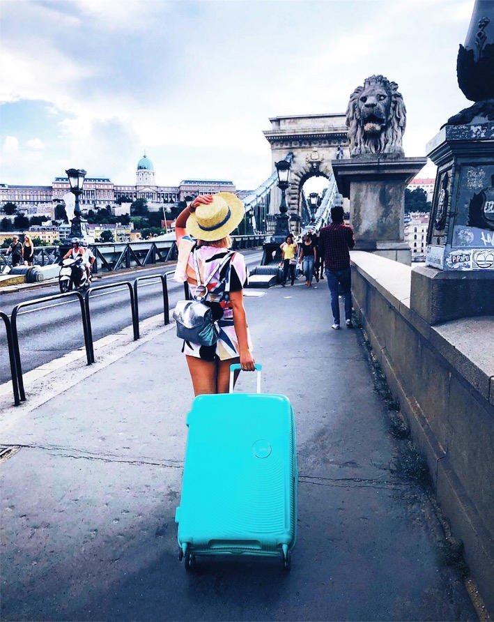 american tourister soundbox deep mint