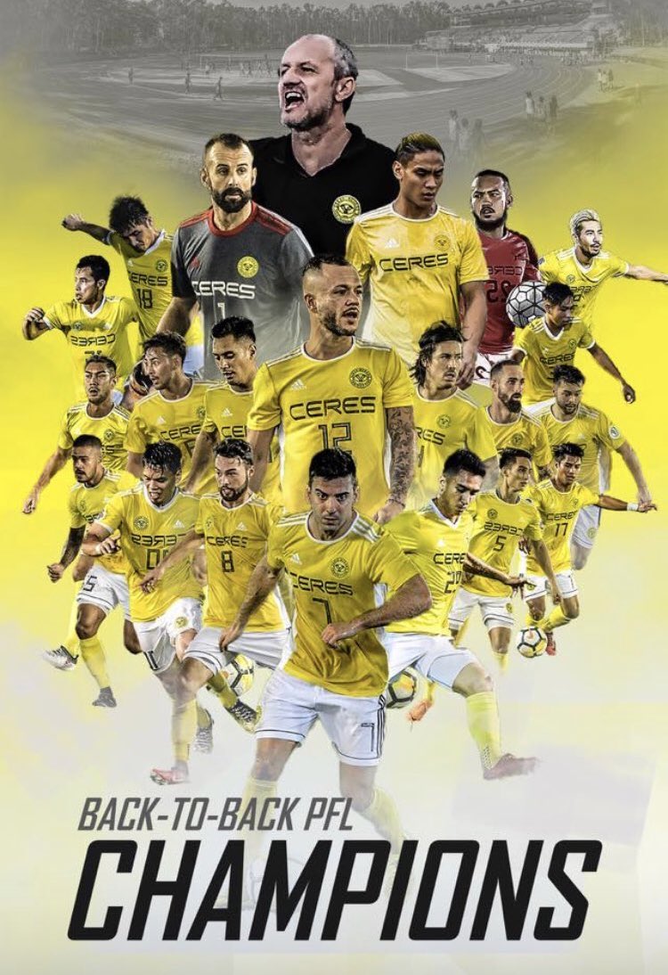 We Did it!!!
Orgulloso de todos y cada uno de los que desde Enero comenzamos esta aventura. Hoy ganamos la Liga y tenemos la Final de nuestra Zona Asiática en una semana. Let’s go busmen!!! <a href="/CeresNegrosFC/">Ceres-Negros FC</a> <a href="/WeArePFL/">Philippines Football League</a> <a href="/risto1969/">Risto Vidakovic</a> <a href="/Manuherrera_28/">S U P E R</a> <a href="/Bienvecadiz86/">Bienve Marañon</a> <a href="/CarliedeMurga/">Carlie de Murga</a>