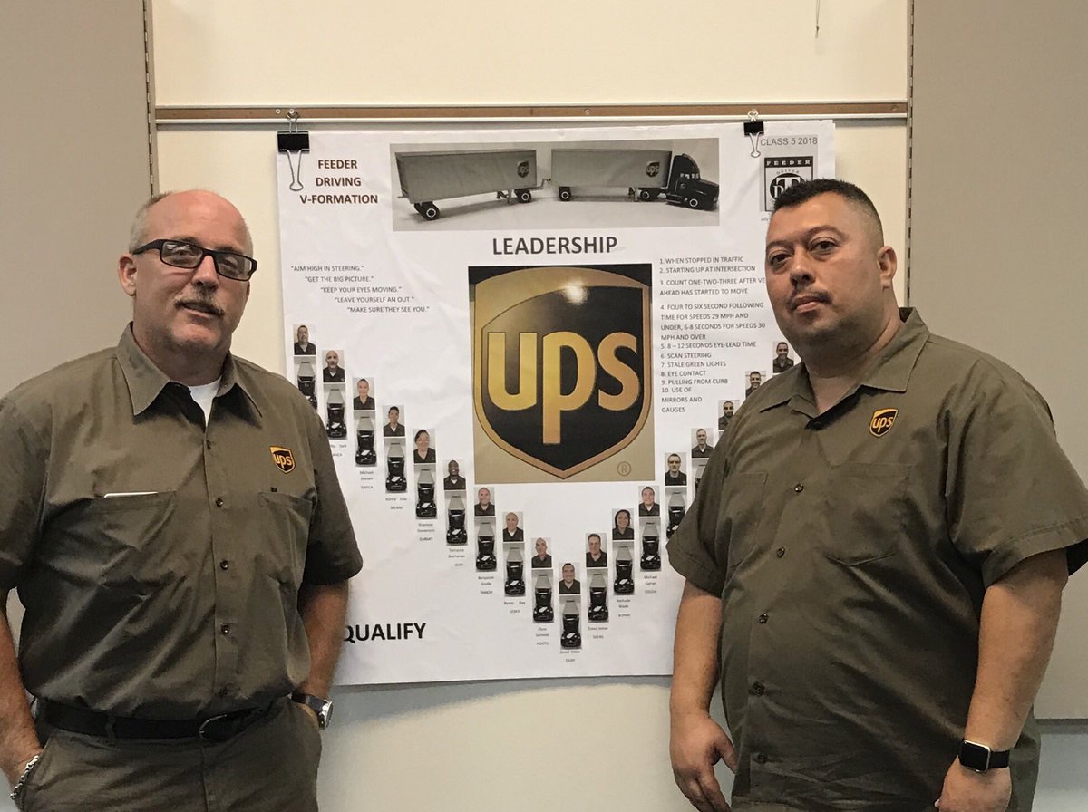 Two newest trained DTS qualified trainers for NorCal  @NorthCalUPSers @AllenCheek2