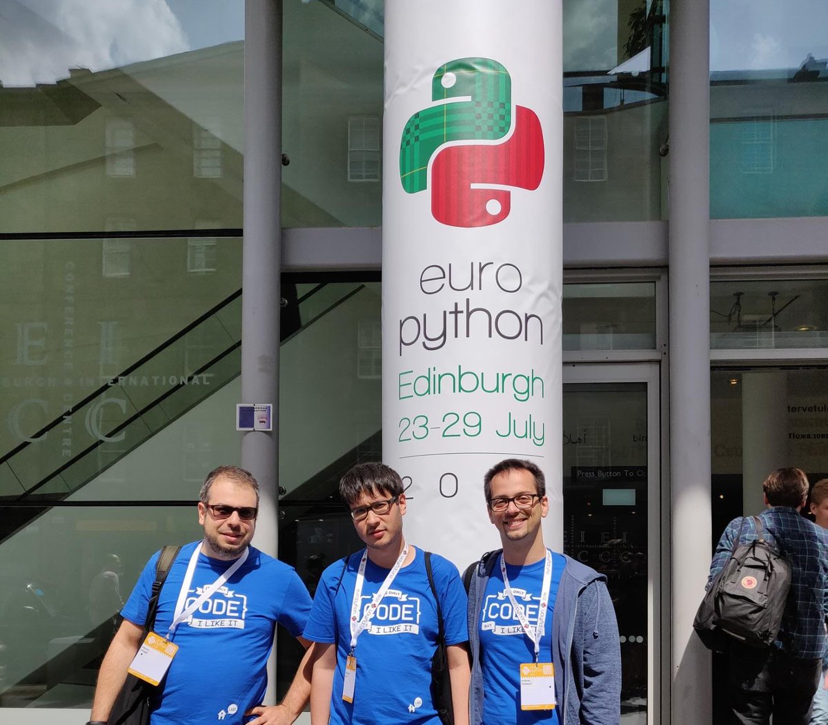 Klaasjan91's tweet image. Here we are! #EuroPython2018
