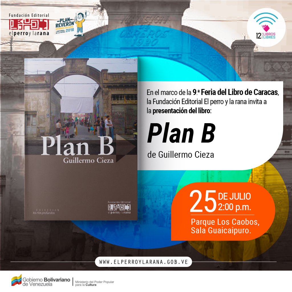 elperroylarana's tweet photo. Ven y celebra con nosotros un año más de la fundación de nuestra Caracas “la ciudad de los techos rojos” | 😉 #Llégate a la #Filcar y asiste a la presentación del libro “Plan B” de Guillermo Cieza ➡️ https://t.co/4tH6dm6fvO | #Caracas451Años https://t.co/GKPcQkyd5E