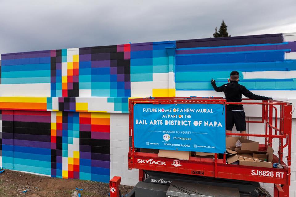 #ArtHub #StreetArt Streets: Felipe Pantone / RAD Napa Project (7 фото) - arthubmagazine.com/street-art/str…