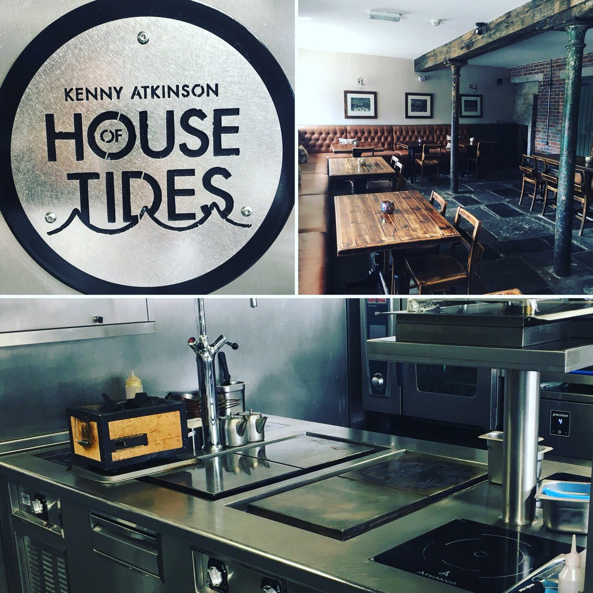 Popped in to say hi ⁦<a href="/Kennyatkinson1/">House of Tides</a>⁩ ⁦@houseoftides⁩ - sorry missed you - stove still looking great #sexykitchen