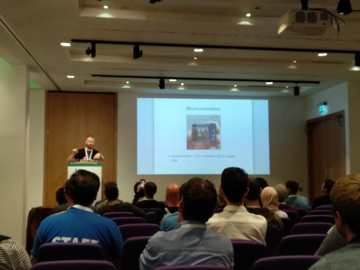 janskrle's tweet image. Awesome and increadibily fast introduction to Micropython! #EuroPython #EuroPython2018