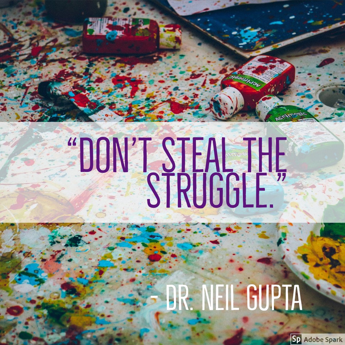 matthew_arend's tweet photo. As we return to school, let us be reminded that learning is messy. We learn by doing and it is OK to struggle through the learning. Appreciate @drneilgupta dropping a little knowledge this morning via @voxer. https://t.co/TZbNKjZvZT