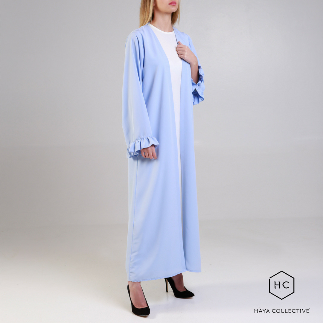 HayaCollective's tweet photo. Pastel perfection. Inspired by nature. 
Shop Asma Abaya (R499) and more limited edition new arrivals now at https://t.co/rCfNxtq764.

#HayaCollective #Modestwear #ModestFashion #ModestStyle #ModestMovement #Blue #Hydrangea #Fashion #Inspired https://t.co/SL8fJZ7SwC