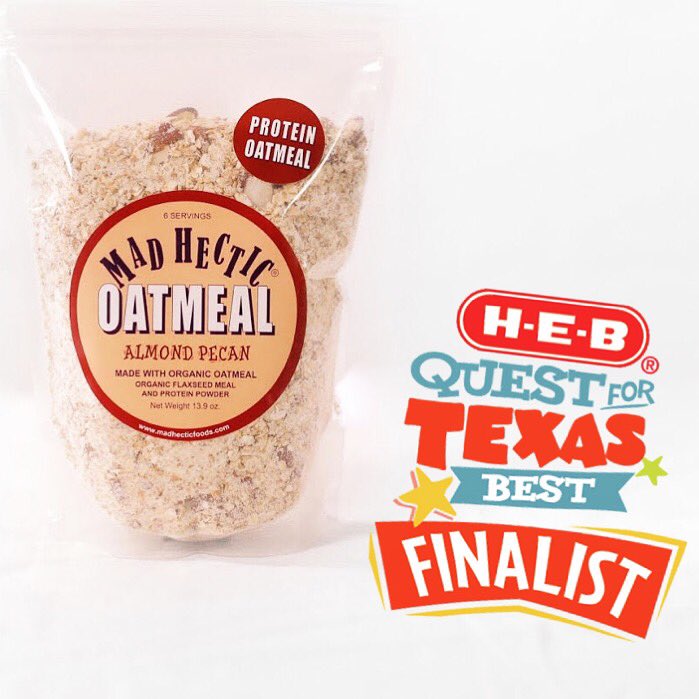 We’re so excited to announce that Mad Hectic is a Quest for Texas’ Best finalist! We compete on August 10th for the grand prize and a chance to be sold in H-E-B stores.  Thank you all for your support! #heb #hebquest #texas