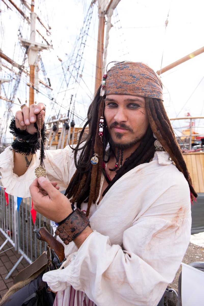 GYMaritime's tweet photo. Captain Jack is back for 2018! Look out for him staggering round the festival on Sat 8 and Sun 9 September #festival #Pirates https://t.co/OMpgp4c4Bz