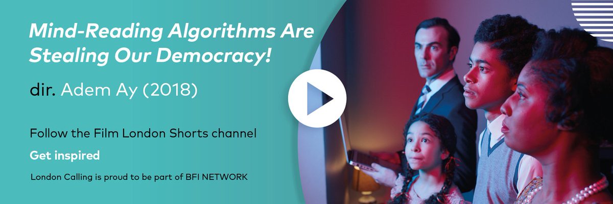 Film_London's tweet image. Political advertising has got smarter. But have we? Should we be changing our online behaviour? Perhaps our #LDNCalling short, Mind Reading Algorithms are Stealing our Democracy! has the answers: vimeo.com/271628392