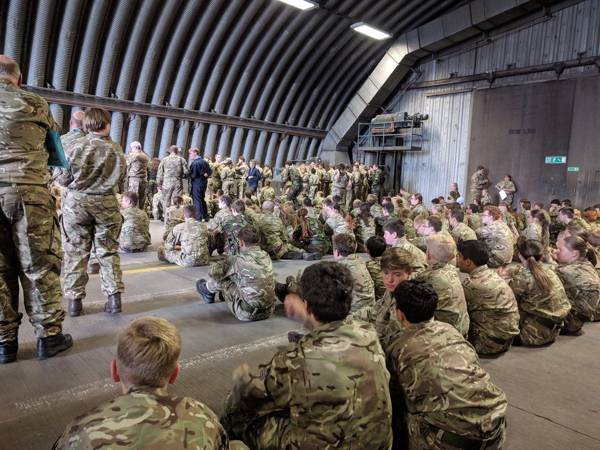 Yesterday we were at Leuchars Station at the RAF 100 Scottish Air Muster where 12 of our cadets and 2 staff joined with cadets and staff from Scotland, Northern Ireland and the North of England and were given the opportunity to fly in a Chinook HC.MK 6 aircraft.