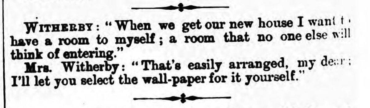 I'm afraid that these sick Victorian burns didn't end after marriage...- Pearson's Weekly (1895)
