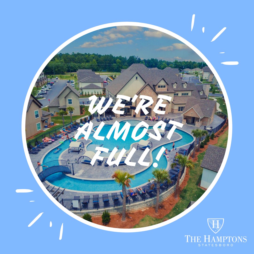 HamptonsGSU's tweet photo. We are almost full for the Fall! Don’t miss out on your chance to live in luxury this year. Come by the clubhouse for a tour of our property. 🏡✨ #lovewhereyoulive https://t.co/1KygQJFf5w