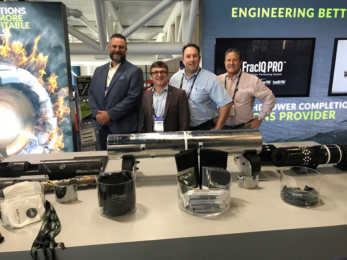 GEODynamics_Inc's tweet photo. Stop by today at our booth at #URTEC2018 and speak with our lower completion SME. #CompletionsOfTheFuture #BetterWells https://t.co/5wfdv1uzQp