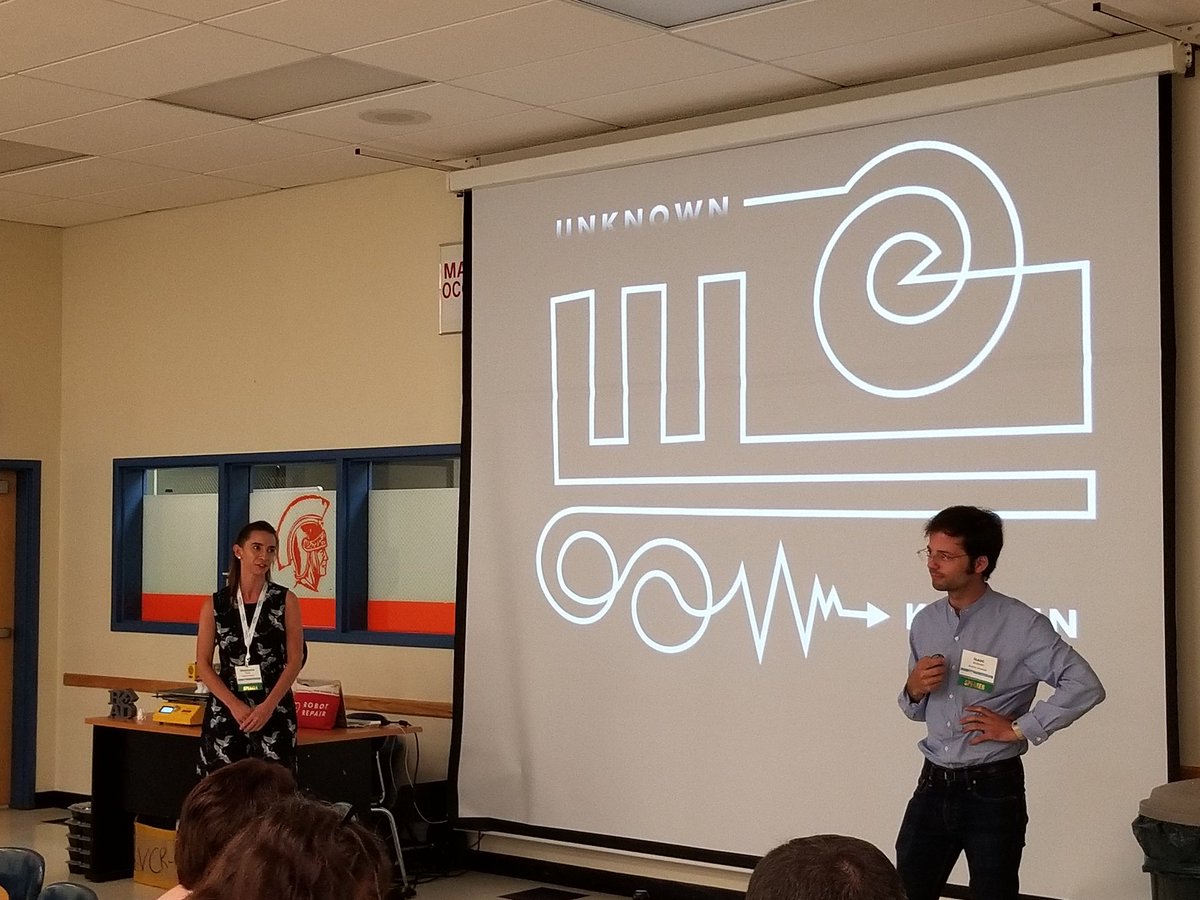 ljblank's tweet photo. How to get from the unknown to the known with Isaac Budmen and Stephanie Keefe... #CollaborativeEducators @DonnaDeSiato @STEMecosystems #NYSSTEM https://t.co/1Ju4qUUl1d