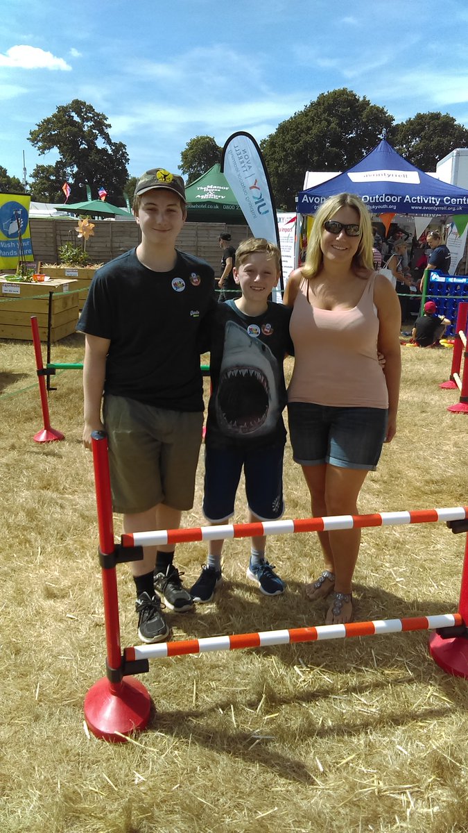 Come and try our mini show jumps at the @NewForestShow #discoveryzone good fun for all the family.