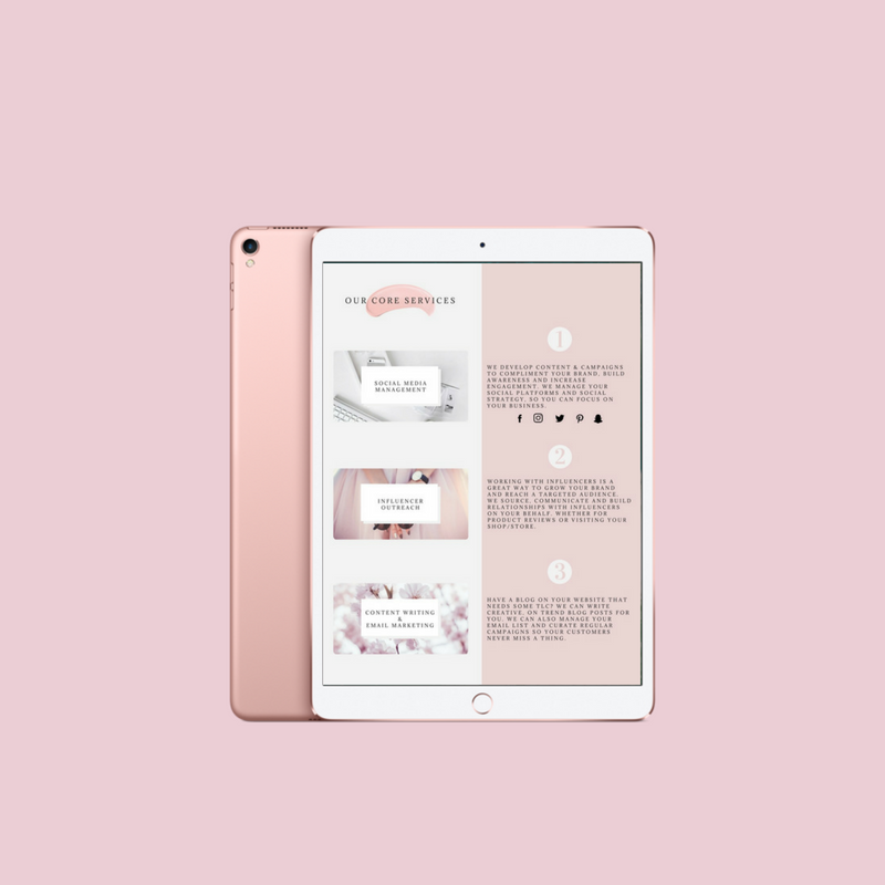 Excited to finally have a services brochure, even if It did take me 1200 cups of tea to complete 😂☕️ #Freelancers #CreativeModeOn